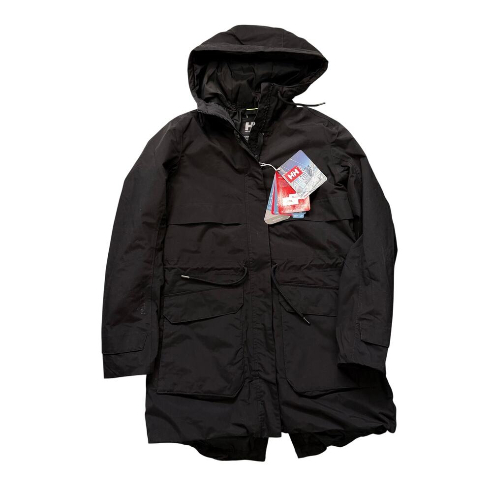 Helly Hansen Boyne Parka 2.0 Small Black Insulated Waterproof Jacket NWT